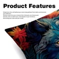 thumbnail image 2 of Wolf Velvet Throw Pillow Covers with Unique Patterns - Set of 2, 16x16, 18x18, 20x20 Inches or Living Room, Bedroom, and More!, 2 of 6