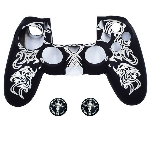 PS4 Controller Skins ,Silicone Controller Cover Skin Protector Compatible /PS4 Slim/PS4 Pro Controller (Thumb Cap Grip x 2)