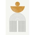 thumbnail image 3 of The Miuus Studio 11x14 Black Modern Framed Museum Art Print Titled - Arch Composition No7., 3 of 5