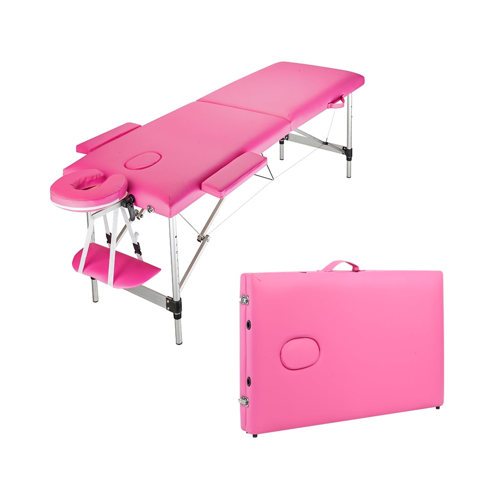 Zimtown 73" 84" Length Folding Portable Aluminum Massage Table with