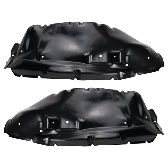TRQ Front Inner Fender Liner Set Fits Select 2007-2012 Chevrolet Colorado GMC Canyon 2007 Isuzu i-290 i-370 GM1248187 GM1249187