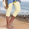 thumbnail image 4 of XIYON Womens Leggings For Womens Summer Casual Sports Yoga Pants Tight Cropped Pants Outfit Soft Comfortable, 4 of 6
