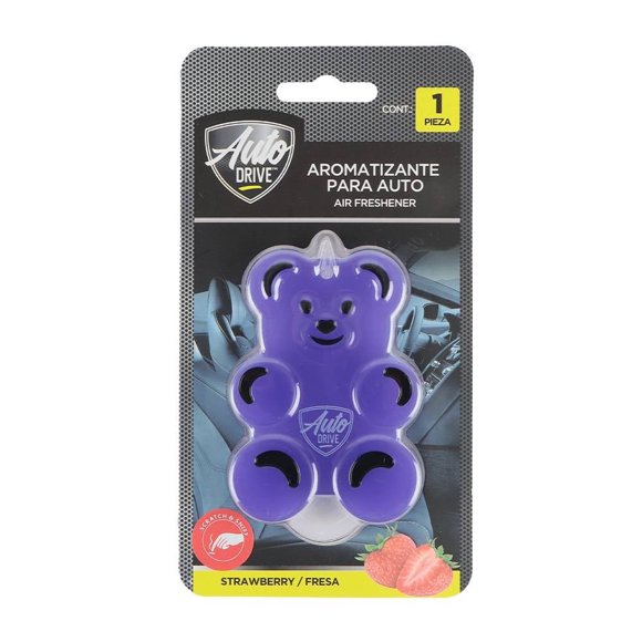 Aromatizante para Auto Auto Drive para Auto con Forma de Oso Morado