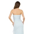 thumbnail image 6 of Forever 21 Women’s Strapless Lace Maxi Dress with Ruffle Side Slit, Fitted Bodice and Elegant Evening Silhouette for Parties and Special Occasions, XS-XL, 6 of 6