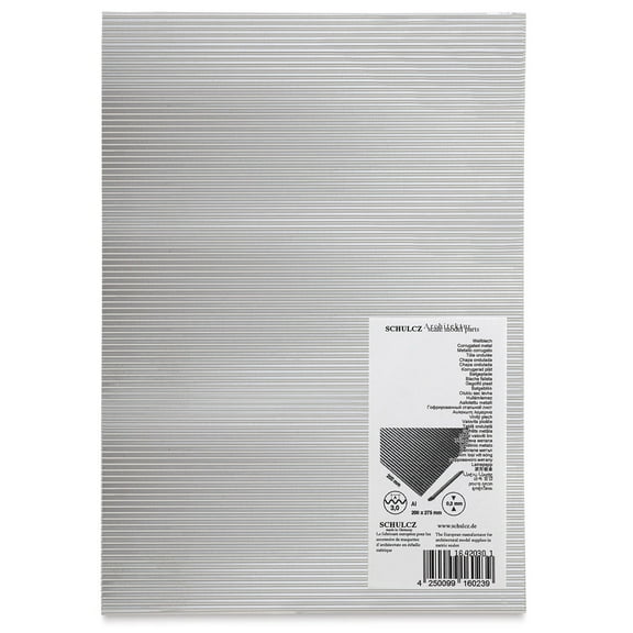 Schulcz Structured Aluminum Sheet - Wave, 3 mm, 7-5/8" x 11-3/4"