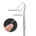 thumbnail image 3 of Stainless Steel Double Sided NailClipper For Triming Toenails and Fingernails, 3 of 7