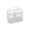 White, variant on Kitchen Utensil Holder, Rectangular Metal Storage Wire Basket,Stainless Steel Utensil Organizer for Forks Spoons Spatula Black