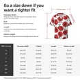 thumbnail image 7 of Wukai Hand Drawn Tomatoes Men's Casual Short-Sleeve Button Down Shirt - Lightweight Summer Dress Shirt for Daily Wear-XX-Large, 7 of 7