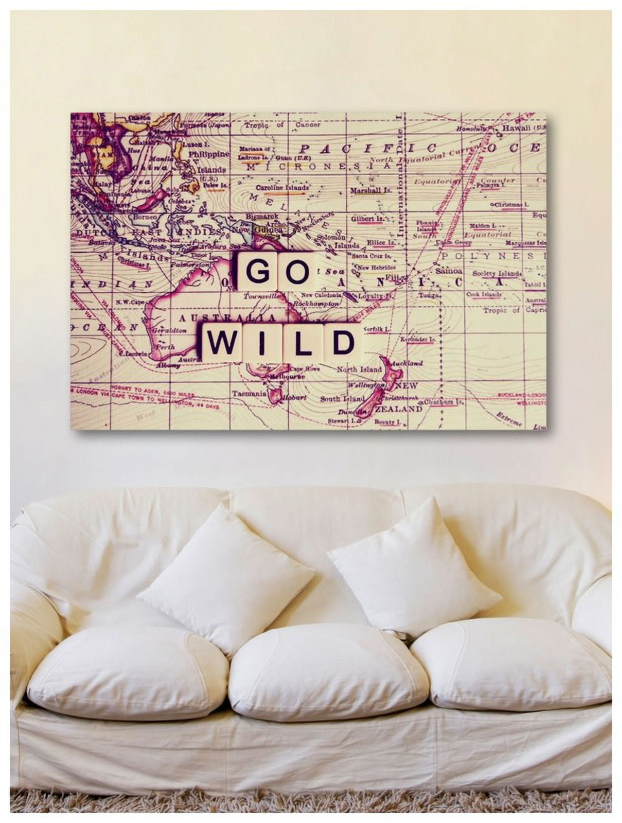 Marmont Hill "Go Wild" Sylvia Cook Painting Print on Canvas