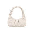 thumbnail image 1 of Versátil Plisado PU Cuero Bolsos Mujer Bolso Hombro (beige), 1 of 10