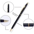 thumbnail image 5 of Ballpoint Pens Black Pens Medium Ballpoint, Black Ink 1.0 Mm,10 Pack, 5 of 5
