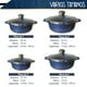 thumbnail image 2 of Batería de Cocina RD Royal Cook Negra Granito/tapa cristal 10 piezas, 2 of 5