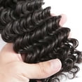 thumbnail image 2 of Ustar Affordable 100% Remy Hair Bundles 1B Off Black Deep Wave 8 inch to 26 inch, 2 of 4