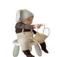 thumbnail image 4 of Baby Overalls Vertical Pattern Decoration Cotton Pants, 4 of 6