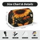 thumbnail image 5 of Disketp Sunflower Floral Butterfly Estuche de Lápices de Doble Capa con Tapa Abatible y Cremallera, Organizador Escolar para Adolescentes y Adultos, 5 of 7