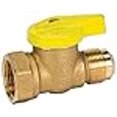 thumbnail image 3 of Homewerks, Brass, VGV1LHR7B Premium Gas Ball Valve, Female Thread x Flare, 3/4-Inch 5/8-Inch, 0.75-Inch FIP x 0.625-Inch FL, 3 of 3