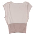 thumbnail image 3 of Alfani Womens Seamed Sleeveless Blouse Top ltpasred L, 3 of 3