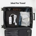 thumbnail image 6 of BN-LINK Flat Plug Power Strip with 2 AC Outlets, 2 USB A and 1 USB C Ports(5V,2.4A), 6 Feet Extension Cord, Compact Nightstand Desktop Charging Station for Travel, Dorm, Cruise Ship, ETL & FCC Listed, 6 of 6