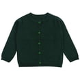 thumbnail image 1 of Suéter UMfun para bebé, niña y niño, otoño e invierno, cárdigan de color caramelo, cárdigan pequeño de color liso, suéter para niños, verde militar, 4 años, 1 of 2