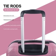 Tripcomp Luggage Sets 2 Piece Suitcase Set (14/20/)Hardside Suitcase with Spinner Wheels Lightweight Carry On Luggage(Pink)