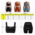 thumbnail image 4 of Women's Sports Set Gym Yoga Shorts Lifting Buttocks 2pcs, 4 of 9
