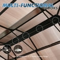 thumbnail image 4 of Sunmthink 12' x 20'Hardtop Gazebo,Polycarbonate Double Roof,Aluminum Frame with Curtains and Netting for Patio,Garden,Brown, 4 of 8