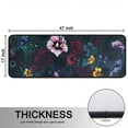 thumbnail image 5 of Kitchen Rugs Sets Of 2,Pioneer Flower Floral Print Pattern Anti Fatigue Kitchen Mat Rugs Non Slip Washable,Decorative Kitchen Floor Mats for Kitchen,Sink,Laundry,17"x47"+17"x47", 5 of 5