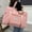 Pink, variant on Carry On Bag for Women with Wet Pocket Travel Duffel Bag with Trolley Sleeve Gym Tote Bags Waterproof Large Hospital Bag Mommy Bag Sport Tote, Weekender Bag for Women and Men-Pink