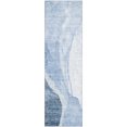 thumbnail image 2 of Addison Rugs Mayfield Washable Transitional Abstract Blue Runner Rug, 2'3" x 7'6", 2 of 5