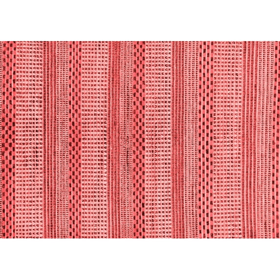 Ahgly Company Machine Washable Indoor Rectangle Oriental Red Modern Area Rugs, 5' x 7'