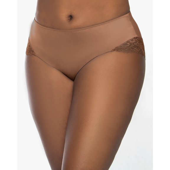 Tulip Lace Hipster - Chocolat Nude