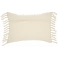 thumbnail image 5 of Tassel Detailed White Lumbar Pillow, 5 of 5