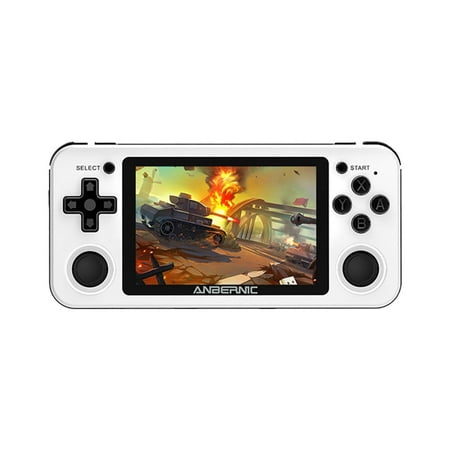 Image of RG351P Handheld Game Console Retro Game Console Support PSP / PS1 / N64 / NDS Open Linux Tony System RK3326 Chip 64G TF Card 2500 Classic Games 3.5 Inch IPS Screen 3500mAh Battery