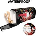 thumbnail image 3 of Merry Christmas Mailbox Cover 25.5x21 Inch, Christmas Santa Claus Post Letter Box Covers, New Year Holiday Xmas Magnetic Waterproof Mail Wraps for Outdoor Yard Garden Standard Mailbox Decor, 3 of 6