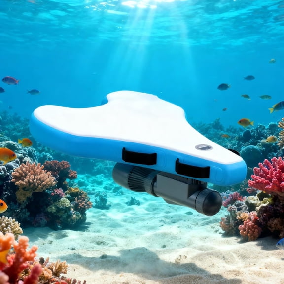 2-in-1 Bodyboard & Underwater Scooter - 500w Brushless Motor (10km/H Max Speed), 130min Runtime,Portable - Great For Family Vacations & Ocean Exploratio