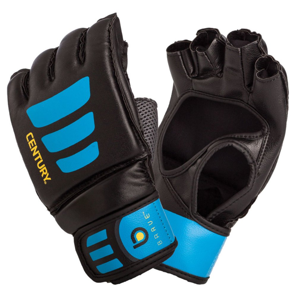 Century Brave Open Palm MMA Training Bag Gloves L/XL Black/Blue
