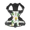 thumbnail image 4 of Lsque Funny Toad Dog Harness, No-Pull Pet Harness with 2 Leash Clips, Adjustable Soft Padded Dog Vest with Easy Control Handle for Large Dogs-, 4 of 9