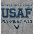 thumbnail image 2 of US Air Force Fly Fight Win Athletic Romper Boys or Girls Infant Baby Brisco Brands 12M, 2 of 6