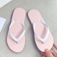 thumbnail image 5 of Miluxas Flip Flops for Women Soft Lightweight Non Slip Shower Flip Flops for Summer Beach Pool Wedding Party Pink 5.5(36), 5 of 7
