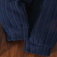 thumbnail image 5 of tarylea Ribbed Outfits for Boys Long Sleeve Color Blocked Hoodies Drawstring Elastic Waist Pants Casual Fall Comfy 2 Piece Sets(18-24 Months,Navy), 5 of 8