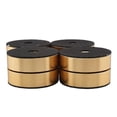 thumbnail image 1 of MERIGLARE Coussin Absorbant les Chocs pour Haut-Parleur, 4 Pcs Dorées, 1 of 9