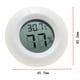 thumbnail image 2 of Mini Termómetro Digital LCD Higrómetro Redondo Sensor de Prueba de Temperatura y Humedad Sonda para Congelador 10 Piezas, 2 of 5
