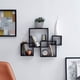 thumbnail image 2 of Estante de Pared Danya B con Cubos Intersectados Flotante Negro 45x10x65 cm, 2 of 5