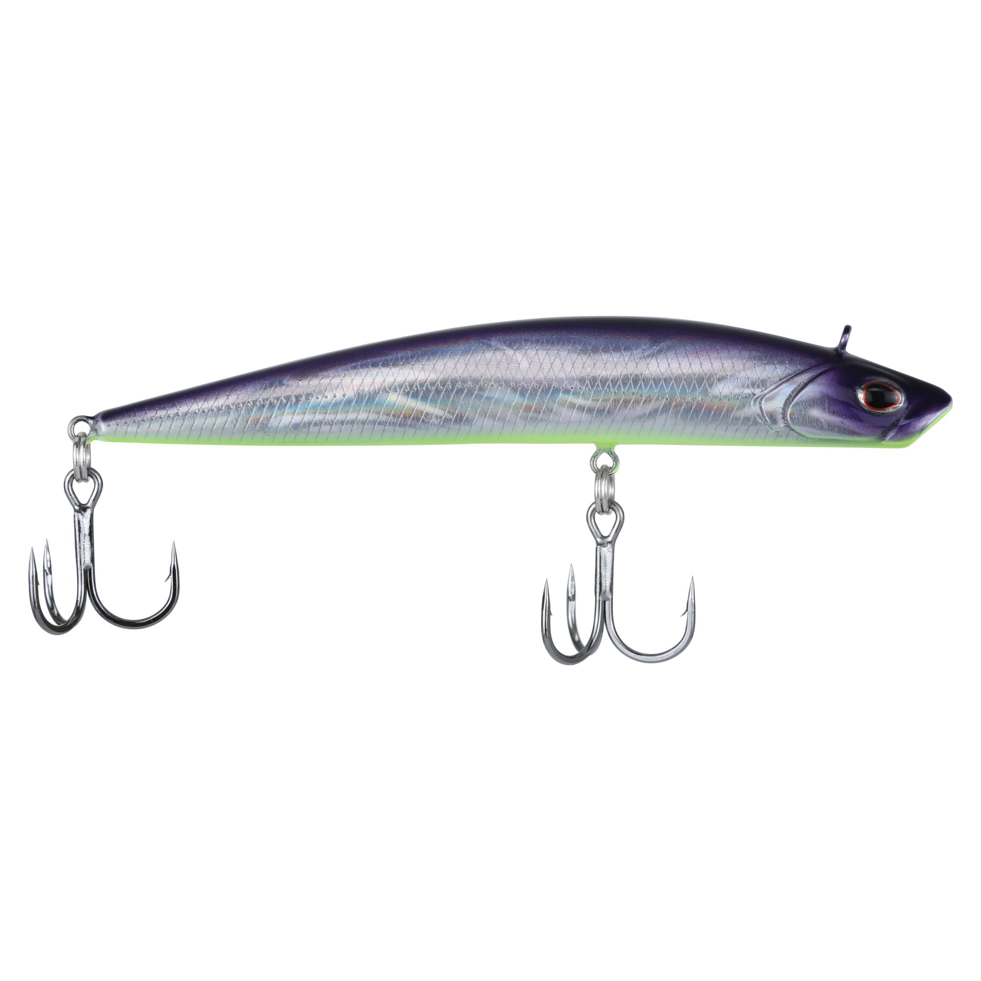 Berkley Finisher, 4 in, Glide Baits, Purple Slime (1 Count)