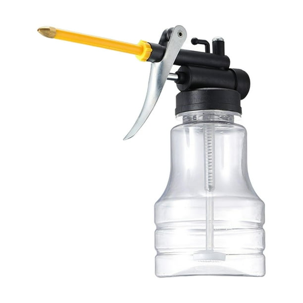 Pump Oiler Can 250ml Oil Spray Can with Nozzle Portable High Pressure