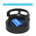 thumbnail image 4 of Base de batería para Echo Dot 3rd Gen y Google Mini 2, color negro, 4 of 7
