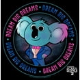 thumbnail image 2 of Women's Sing 2 Buster Moon Dream Big Dreams Graphic Tee Black Medium, 2 of 4