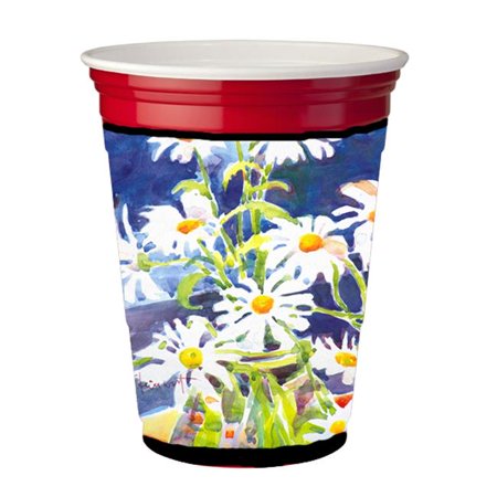 

Carolines Treasures 6003RSC Flowers - Daisy Red Solo Cup Hugger