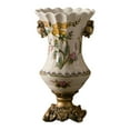 thumbnail image 3 of Lipstore Ceramic Flower Vase Desktop Ornament Flower Painting Decorative Table Vase Table A, 3 of 8