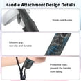 thumbnail image 4 of Baoyemes Handle Attachments for Meta Quest 2, Controller Accessories for Quest 2, VR Game Gorilla Tag Long Arms Sticks, Beat Saber Handle Extensions Grips for Meta Quest 2 (Blue Skull), 4 of 11